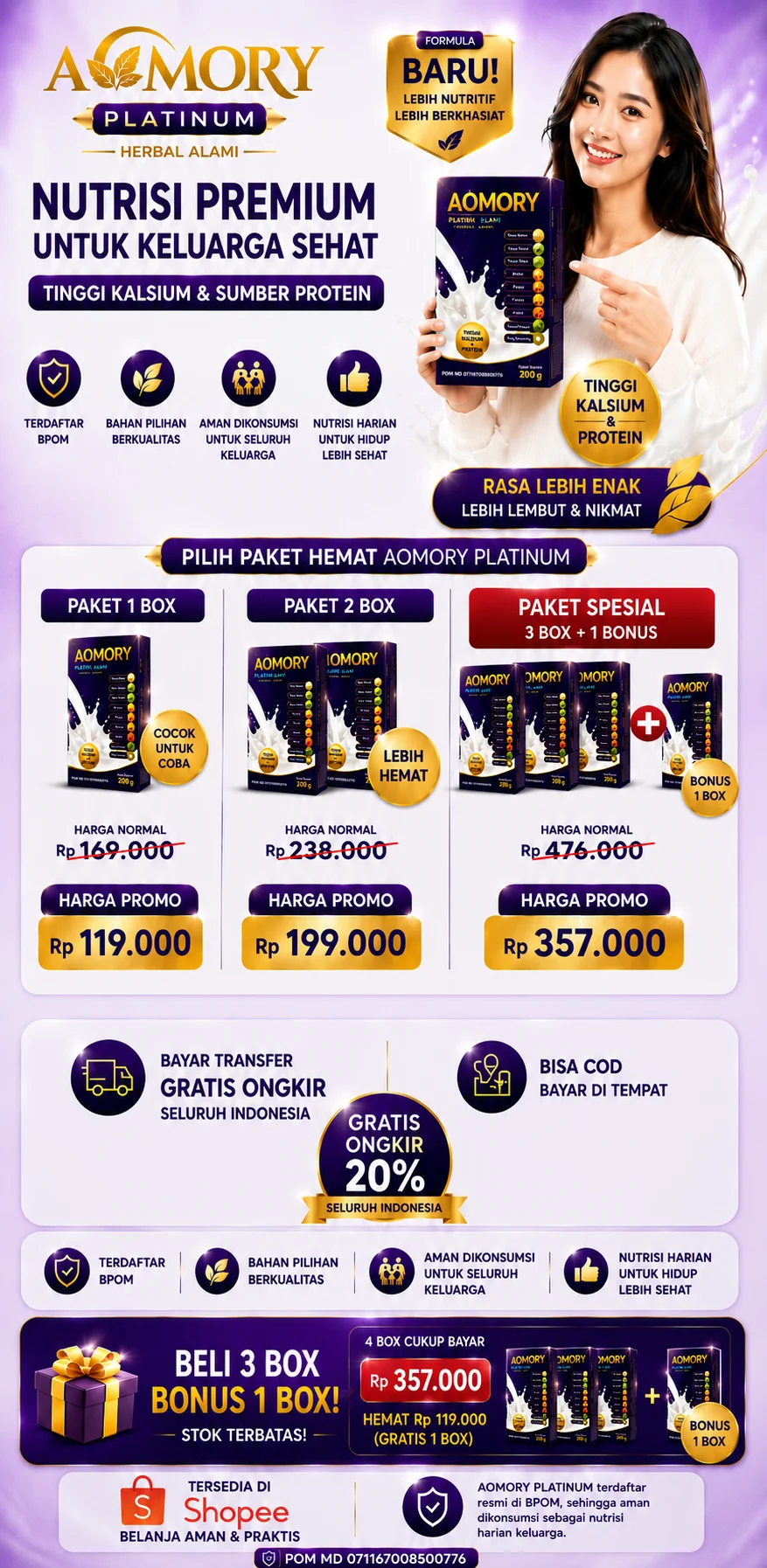 Harga Aomory herbal
