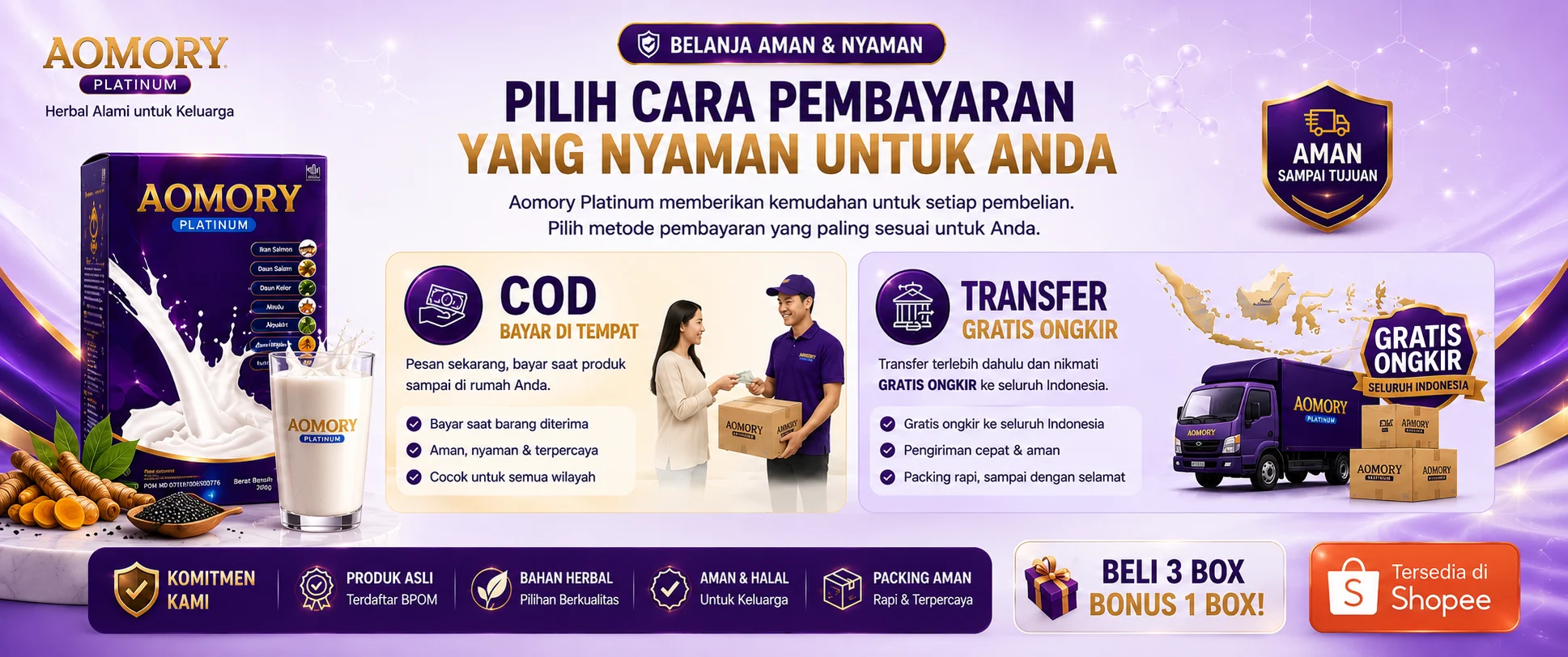 gratis ongkir aomory